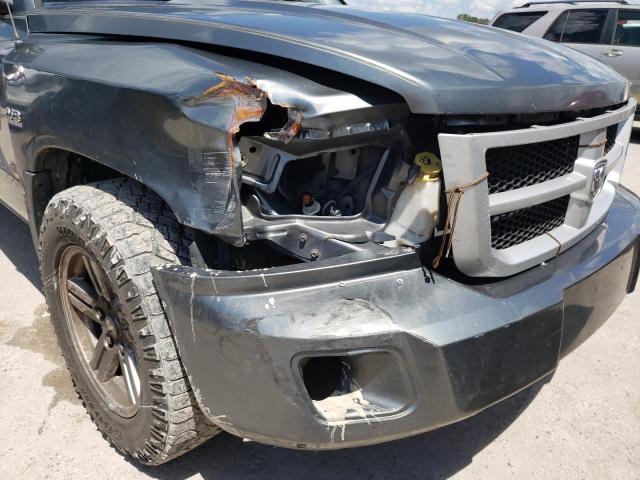 1D7CE3GP1AS100901 - 2010 DODGE DAKOTA SXT GRAY photo 9