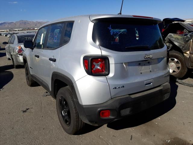 ZACNJDAB6MPN11395 - 2021 JEEP RENEGADE S SILVER photo 3