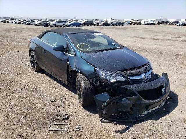 W04WJ3N54JG053803 - 2018 BUICK CASCADA SP BLUE photo 1