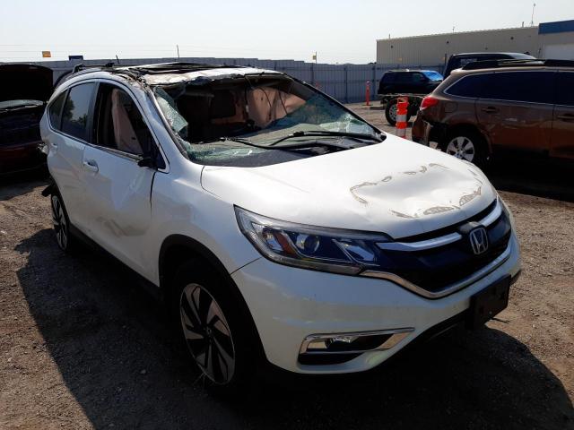 5J6RM4H96FL108582 - 2015 HONDA CR-V TOURI WHITE photo 1