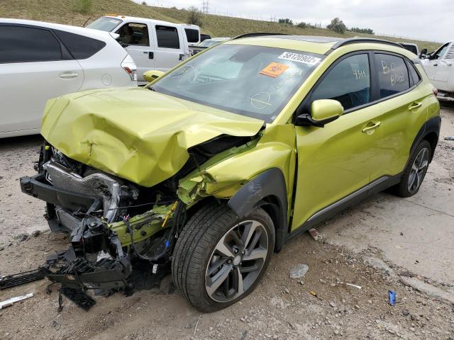 KM8K5CA56LU558756 - 2020 HYUNDAI KONA ULTIM GREEN photo 2