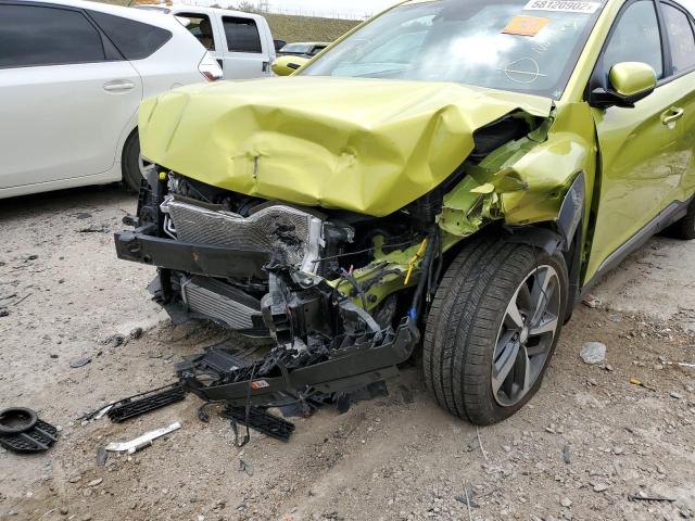 KM8K5CA56LU558756 - 2020 HYUNDAI KONA ULTIM GREEN photo 9