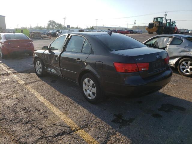 5NPET46C39H537628 - 2009 HYUNDAI SONATA GLS CHARCOAL photo 3