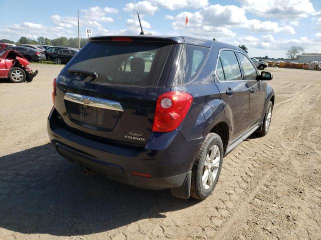 2GNFLEEK8F6168498 - 2015 CHEVROLET EQUINOX BLUE photo 4