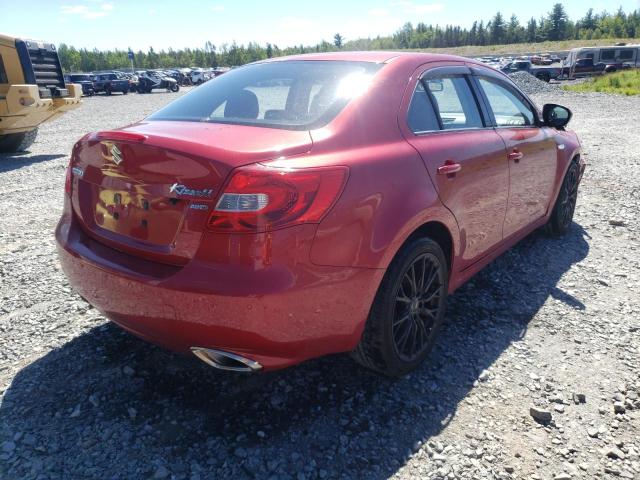 JS2RF9A75D6100075 - 2013 SUZUKI KIZASHI SX RED photo 4