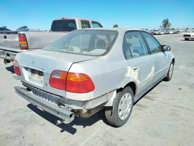 2HGEJ6614YH501973 - 2000 HONDA CIVIC BASE SILVER photo 4