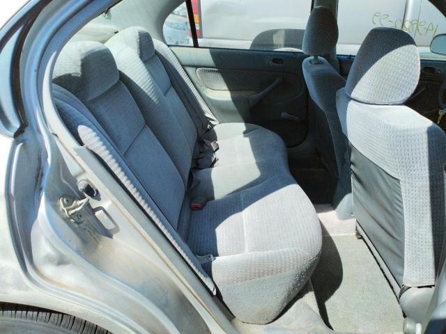 2HGEJ6614YH501973 - 2000 HONDA CIVIC BASE SILVER photo 6