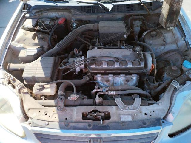 2HGEJ6614YH501973 - 2000 HONDA CIVIC BASE SILVER photo 7