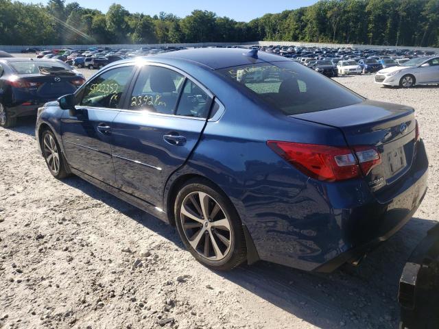 4S3BNEN60K3039399 - 2019 SUBARU LEGACY 3.6 BLUE photo 3