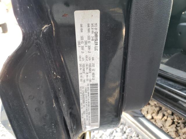 1D7HW58N08S590866 - 2008 DODGE DAKOTA QUA BLACK photo 10