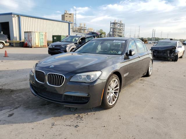 WBAYE4C56ED138187 - 2014 BMW 740 LI CHARCOAL photo 2