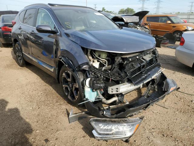 2HKRW2H90HH612489 - 2017 HONDA CR-V TOURI GRAY photo 1