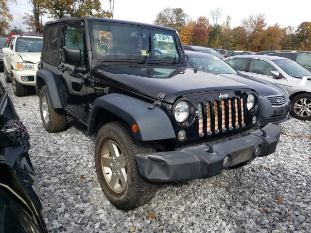 1C4AJWAG2GL145629 - 2016 JEEP WRANGLER S BLACK photo 1