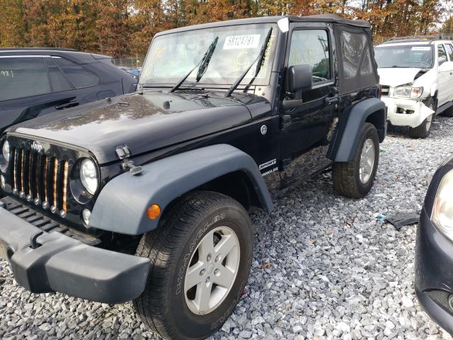 1C4AJWAG2GL145629 - 2016 JEEP WRANGLER S BLACK photo 2