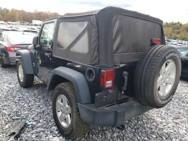 1C4AJWAG2GL145629 - 2016 JEEP WRANGLER S BLACK photo 3