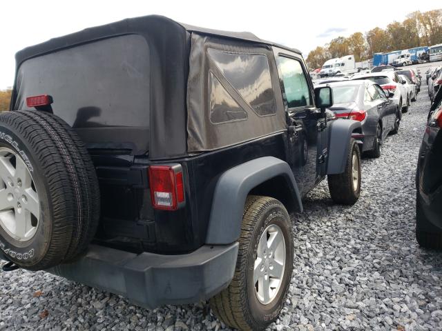 1C4AJWAG2GL145629 - 2016 JEEP WRANGLER S BLACK photo 4