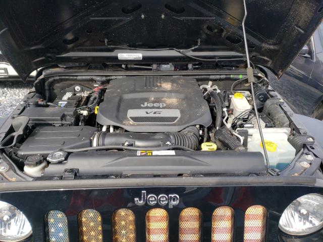 1C4AJWAG2GL145629 - 2016 JEEP WRANGLER S BLACK photo 7