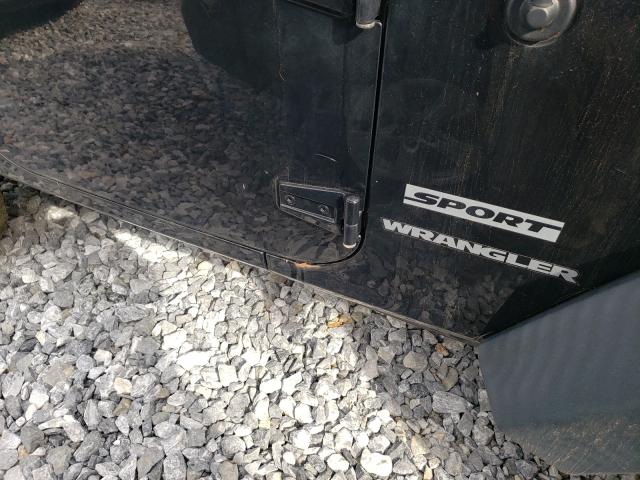 1C4AJWAG2GL145629 - 2016 JEEP WRANGLER S BLACK photo 9