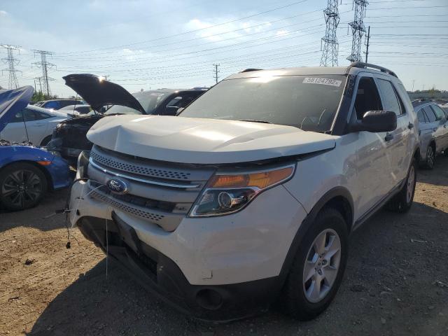 1FMHK7B89CGA47267 - 2012 FORD EXPLORER WHITE photo 2