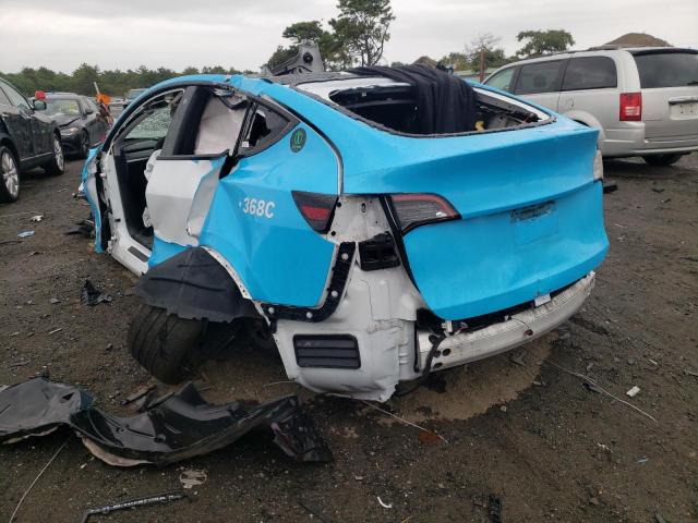5YJYGAEE7MF180142 - 2021 TESLA MODEL Y أزرق صورة 3