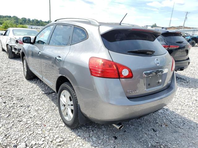 JN8AS5MV1DW130488 - 2013 NISSAN ROGUE S GRAY photo 3