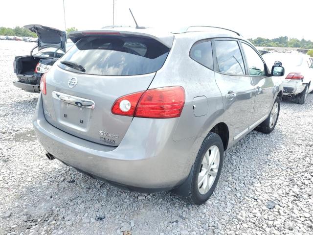 JN8AS5MV1DW130488 - 2013 NISSAN ROGUE S GRAY photo 4