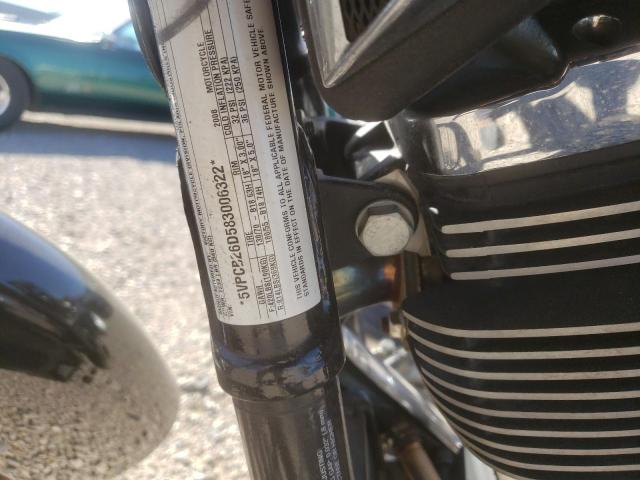 5VPCB26D583006322 - 2008 VICTORY MOTORCYCLES KINGPIN შავი ფოტო 10