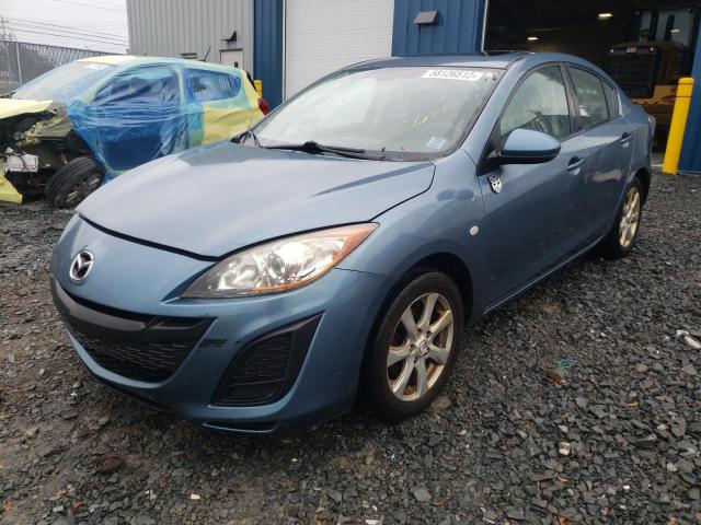 JM1BL1SFXA1286944 - 2010 MAZDA 3 I BLUE photo 2