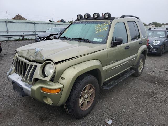 1J4GL38K82W331397 - 2002 JEEP LIBERTY RE GREEN photo 2