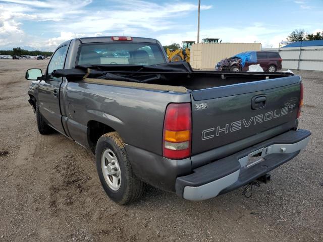 1GCEC14W8YZ307554 - 2000 CHEVROLET SILVERADO CHARCOAL photo 3