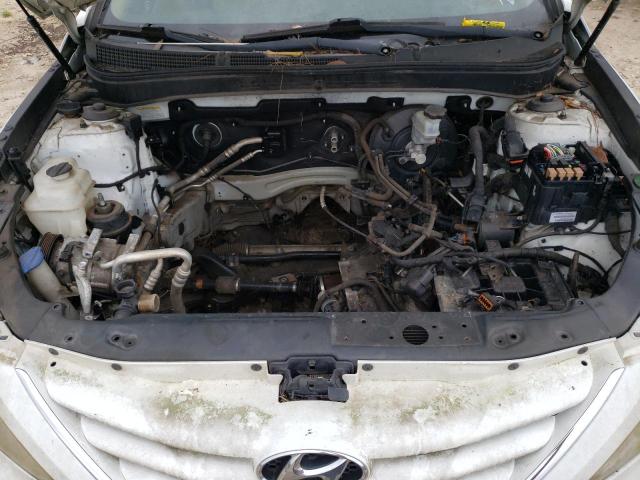 5NPEB4AC3CH353095 - 2012 HYUNDAI SONATA GLS WHITE photo 7