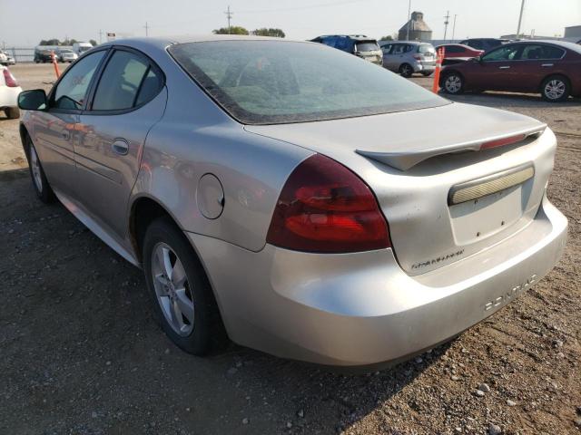 2G2WP552681101500 - 2008 PONTIAC GRAND PRIX ვერცხლისფერი ფოტო 3