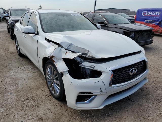 JN1EV7AP7JM359015 - 2018 INFINITI Q50 LUXE WHITE photo 1