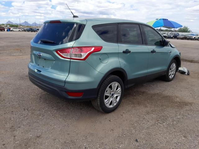 1FMCU0F70DUC93902 - 2013 FORD ESCAPE S TURQUOISE photo 4