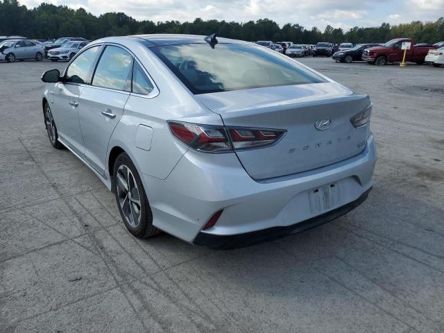 KMHE34L30KA089197 - 2019 HYUNDAI SONATA SILVER photo 3