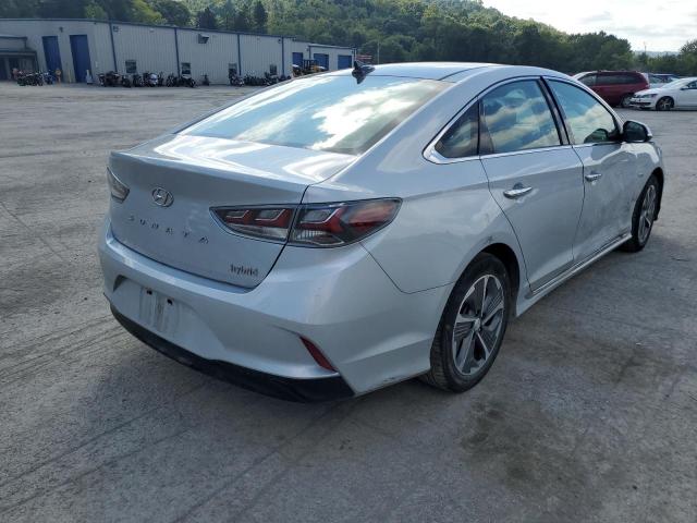 KMHE34L30KA089197 - 2019 HYUNDAI SONATA SILVER photo 4