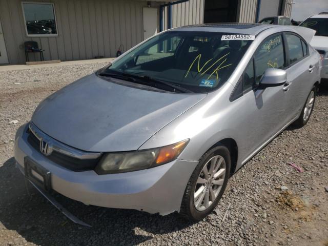 2HGFB2F97CH308600 - 2012 HONDA CIVIC EXL Gümüş foto 2