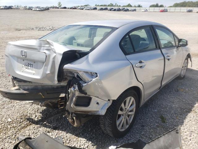 2HGFB2F97CH308600 - 2012 HONDA CIVIC EXL Gümüş foto 4