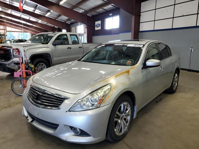 JN1DV6AR5BM451927 - 2011 INFINITI G25 SILVER photo 2