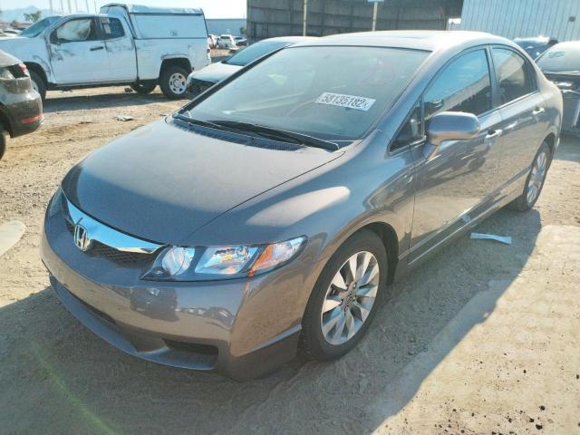 1HGFA16999L002104 - 2009 HONDA CIVIC EXL Boz foto 2
