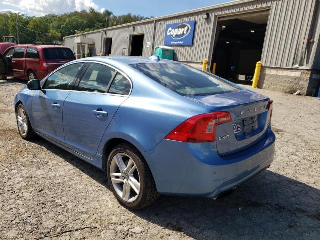 YV1612TK3F2365053 - 2015 VOLVO S60 PREMIE BLUE photo 3