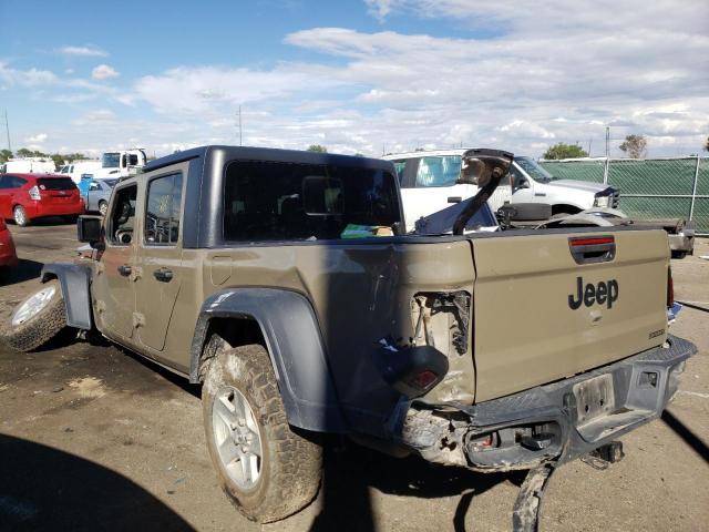 1C6JJTAG2LL200421 - 2020 JEEP GLADIATOR TAN photo 3