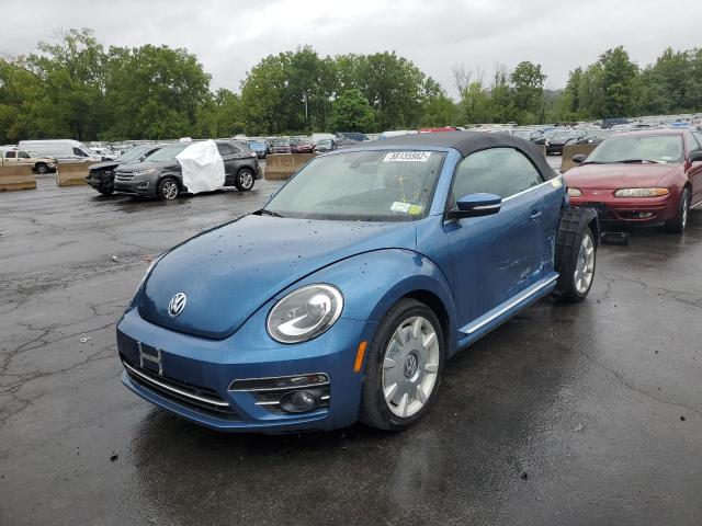 3VW5DAATXKM505405 - 2019 VOLKSWAGEN BEETLE S BLUE photo 2