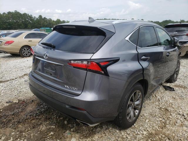 JTJYARBZ6G2047738 - 2016 LEXUS NX 200T BA GRAY photo 4