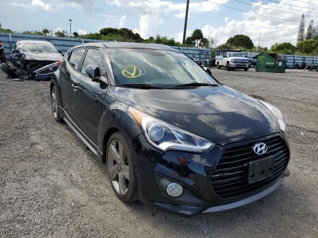 KMHTC6AE4DU131444 - 2013 HYUNDAI VELOSTER T BLACK photo 1