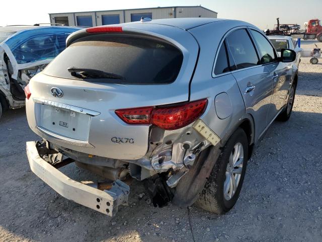 JN8CS1MW0HM414674 - 2017 INFINITI QX70 SILVER photo 4