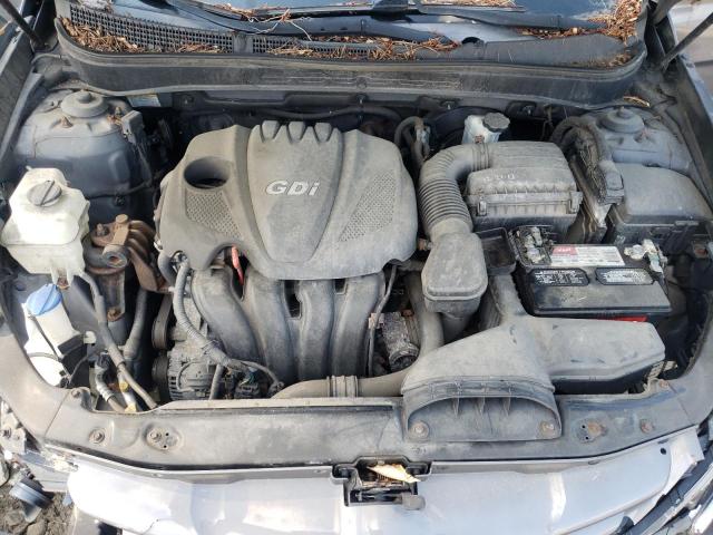 5NPEB4AC0CH470195 - 2012 HYUNDAI SONATA GLS GRAY photo 7