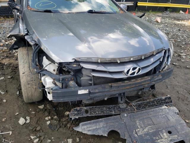 5NPEB4AC0CH470195 - 2012 HYUNDAI SONATA GLS GRAY photo 9