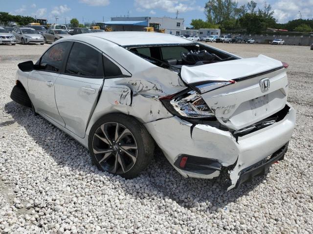 2HGFC2F89LH503652 - 2020 HONDA CIVIC SPOR WHITE photo 3