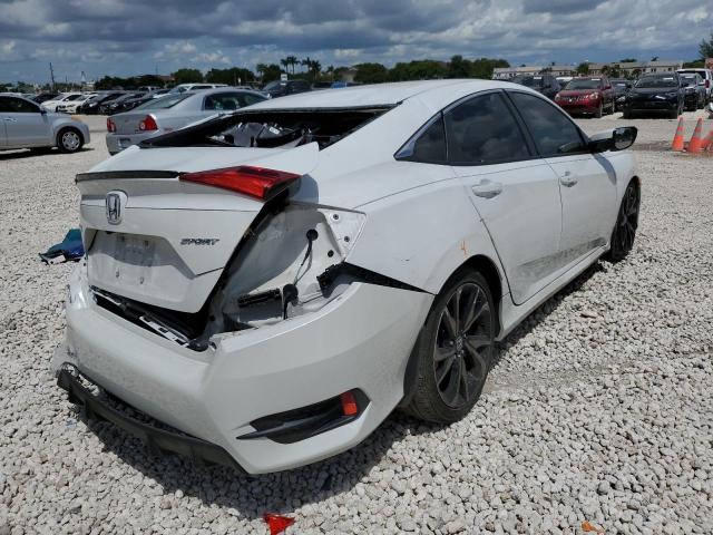 2HGFC2F89LH503652 - 2020 HONDA CIVIC SPOR WHITE photo 4